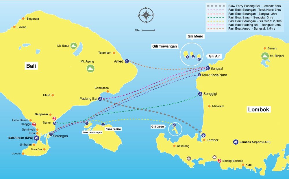 Transporte de Bali a Lombok 6 Alternativas de viaje: vuelos entre Bali y Lombok