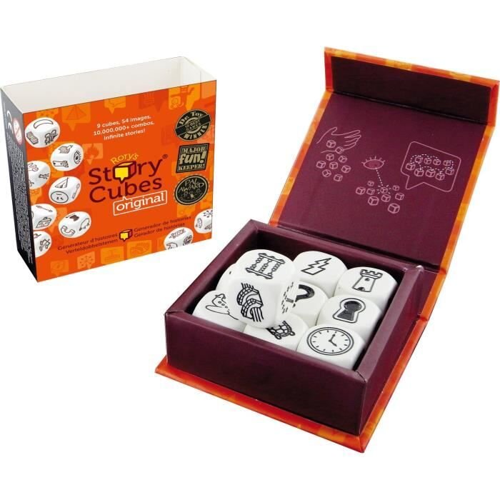 19 regalos útiles para un viajero 10 Asmodee – Story Cubes: Viajes: Diversión en el camino