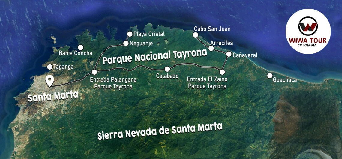 10 Playas que tienes que visitar en el Caribe Colombiano 3 Neguanje: un rincón del Parque Tayrona