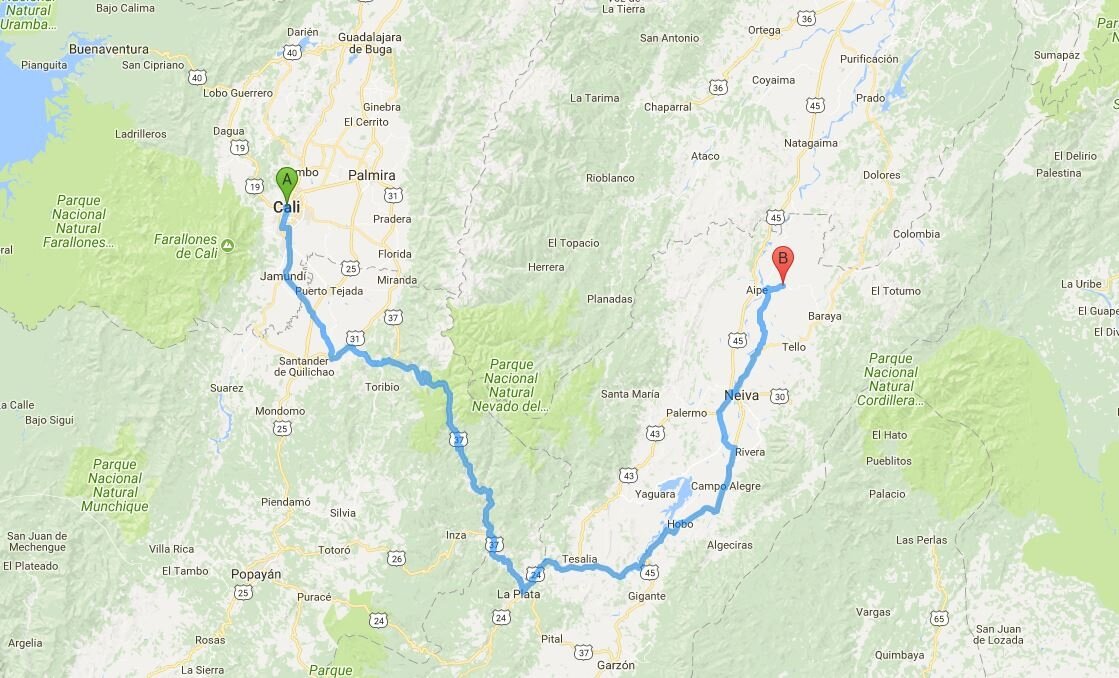 Opciones de transporte desde Neiva al Desierto de la Tatacoa