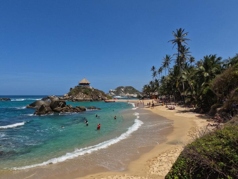 10 Playas que tienes que visitar en el Caribe Colombiano 2 Playa Grande: un paraíso cerca de Santa Marta