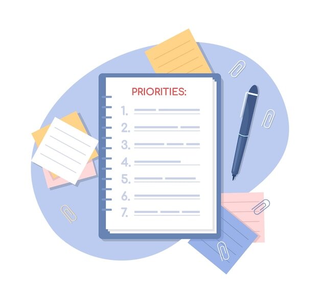 Prioridades en la toma de decisiones importantes 3 ¿Qué es una lista de prioridades?